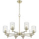 Ashli 8 Light 32 inch Modern Gold Chandelier Ceiling Light